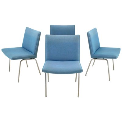 Airport Lounge Chairs by Hans J. Wegner for A.P. Stolen, 1960s, Set of 4-TZ-707191