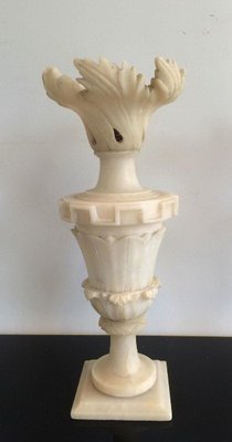 Alabaster Decorations, 1900s, Set of 2-BA-658328