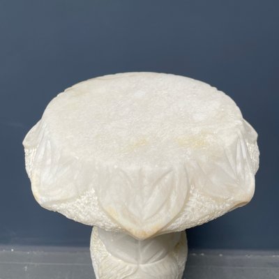 Alabaster Religious Column Carved-NPL-1361372