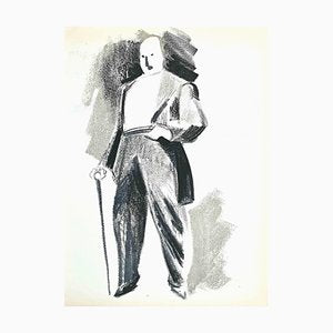 Albert Chavaz, The Tenor, Original Lithograph, 1947-ZCI-972112