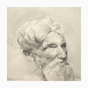 Albert Fernand-Renault, Portrait, Drawing, 1950s-ZCI-1788671