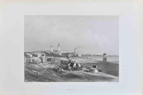 Albert Henry Warren, Harwick, Essex, Lithograph by Henry Warren, 19th Century-ZCI-1781888