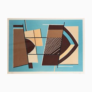 Alberto Magnelli, Abstract Composition, Lithograph, 1960s-ZCI-937847