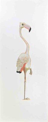 Alberto Mastroianni, Flamingo, Lithograph, 1970s-ZCI-1775512