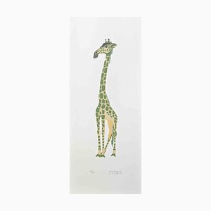 Alberto Mastroianni, Giraffe, Lithograph, 1970s-ZCI-2025097