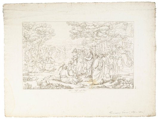 Alceo and Sappho in Elysium - Original Etching by Francesco Nenci - 1805 1805-ZCI-762017