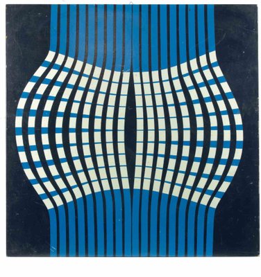 Aldo Moriconi, Geometric Composition, Enamel on Wood, 1967-ZCI-1422431