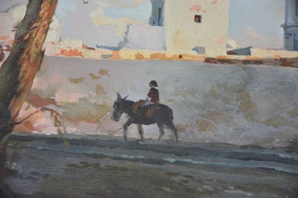 Alexander Sergheev, Tunisian Landscape, Oil Painting, 1994-ZCI-1770193