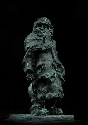 Alexander Sviyazov, Granny Shura, 2014, Bronze Sculpture-CHG-915662