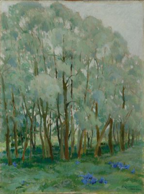 Alexander Yakovlevich Kramarev, Revel, Willows in Ekaterinental, Oil on Plywood-WMV-1127578