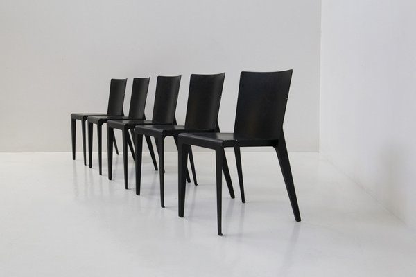 Alfa Chairs by Hannes Wettstein for Molteni, 2010, Set of 5-RCE-1773468