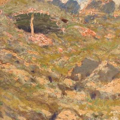 Alfonso Corradi, Landscape Painting, 1916, Oil on Canvas, Framed-VMM-1358403