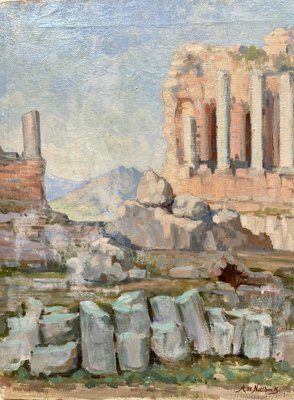 Alfred de Nottbeck, Ruins, Oil Painting-XMH-1756985