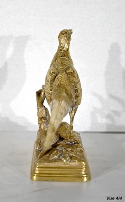 Alfred Dubucand, The Pheasant, Late 19th Century, Bronze-RVK-1395230