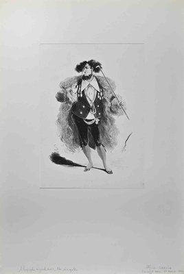 Alfred Grevin, Character, Original Lithograph, Mid-19th-Century-ZCI-1283819