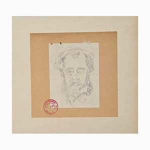 Alfred Grevin, Portrait, Original Drawing, Late-19th-Century-ZCI-1277262