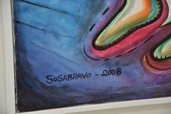 Alfredo Sosabravo - Atletismo - Acrylic Painting On Canvas - 2007-ZCI-860403