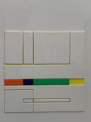 Alfredo Troisi, Evolution of the Square, 1975, Mixed Media on Cardboard, Set of 2-IJR-1822927