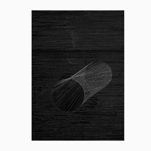 Alina Aldea, G_9, White Ink on Black Cardboard-YKI-1152840