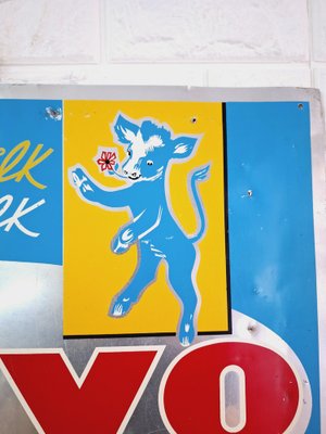 Alivo Milk Shop Advertisement Sign, 1970s-FRB-1766032