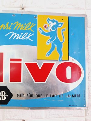 Alivo Milk Shop Advertisement Sign, 1970s-FRB-1766032