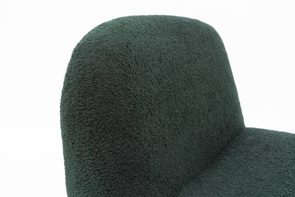 Alky Chair in Dark Green Bouclé by Giancarlo Piretti for Artifort, 1980s-TJQ-1932166