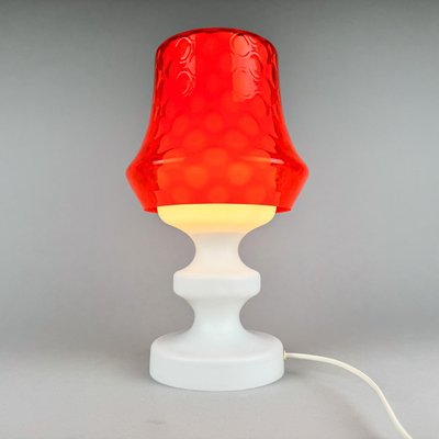 All-Glass Table Lamp, Former Czechoslovakia, 1960s-TZ-2018675