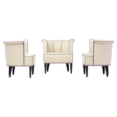 Allegasse Armchairs by Josef Hoffmann for Wittmann, Set of 3-WN-1355477