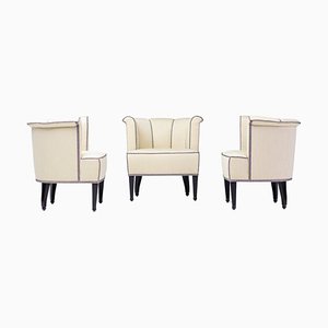 Allegasse Armchairs by Josef Hoffmann for Wittmann, Set of 3-WN-1355477