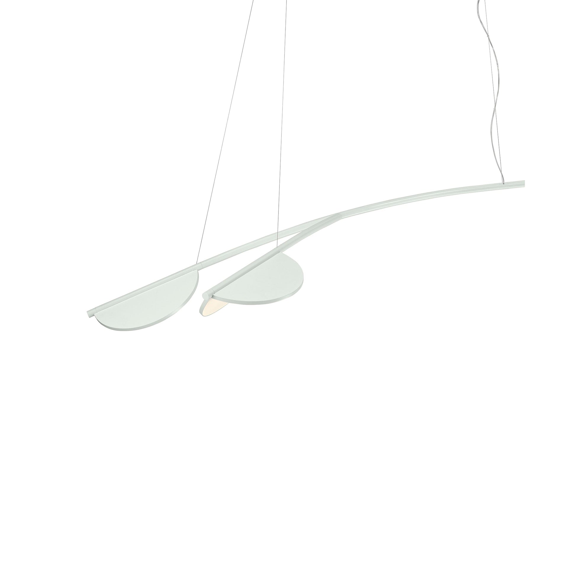 Almendra Organic Suspension 2 Lamp by Flos #Long / Off-white