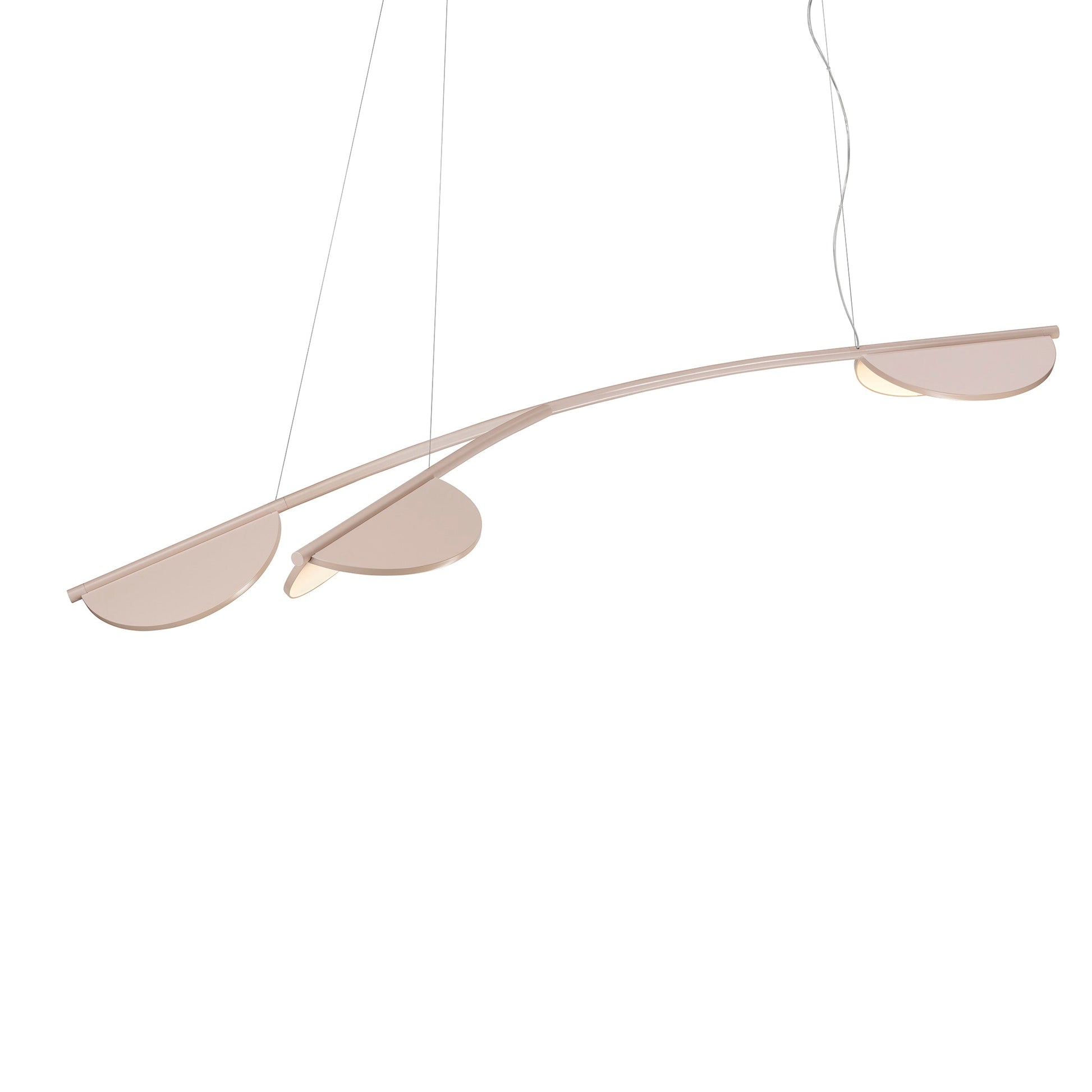 Almendra Organic Suspension 3 Lamp by Flos #Long / Nude