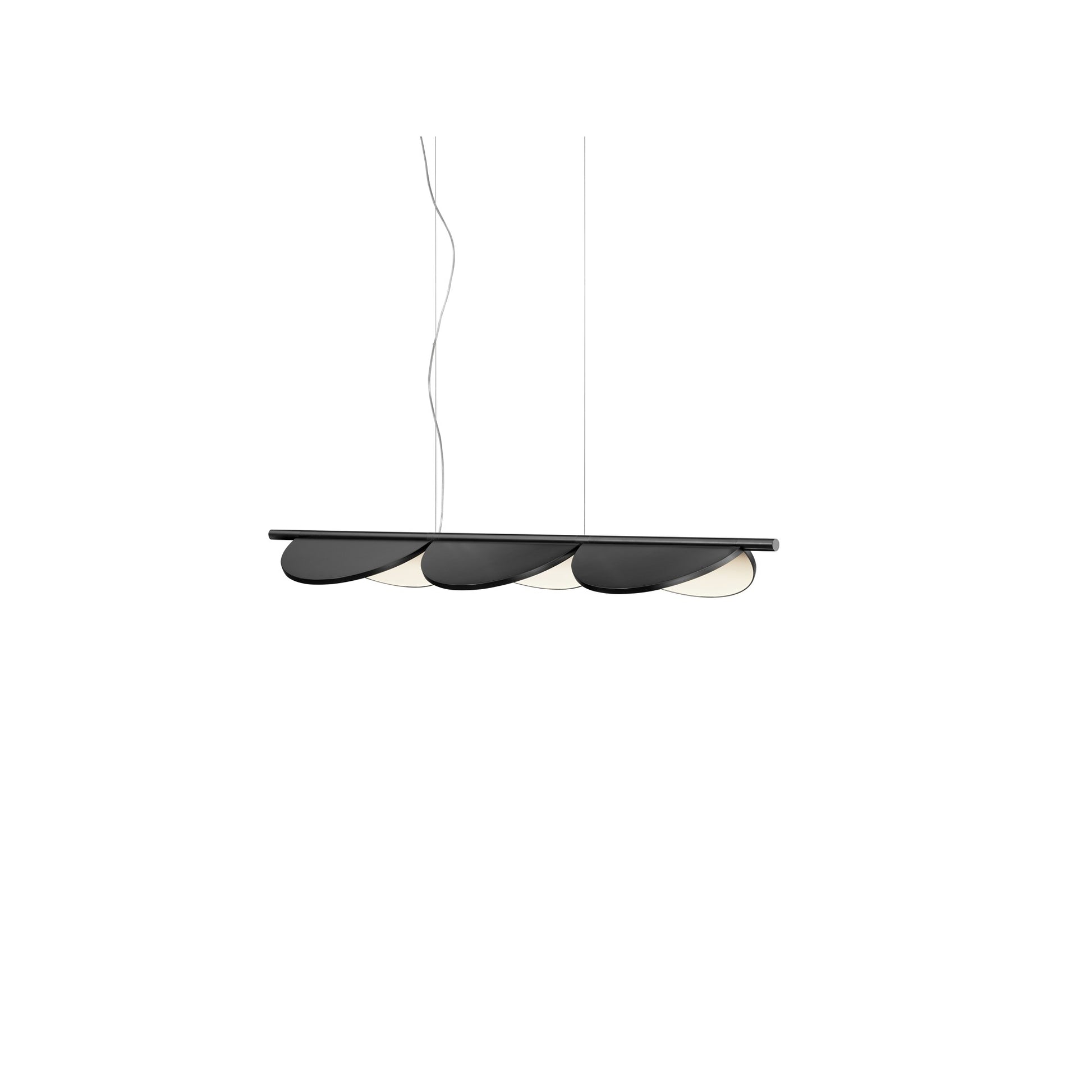 Almendra Linear S3 Pendant Lamp by Flos #Anthracite