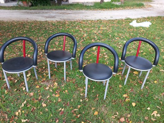 Alpha Chairs by Anna Anselmi for Bieffeplast, 1985, Set of 4-EBW-2023684