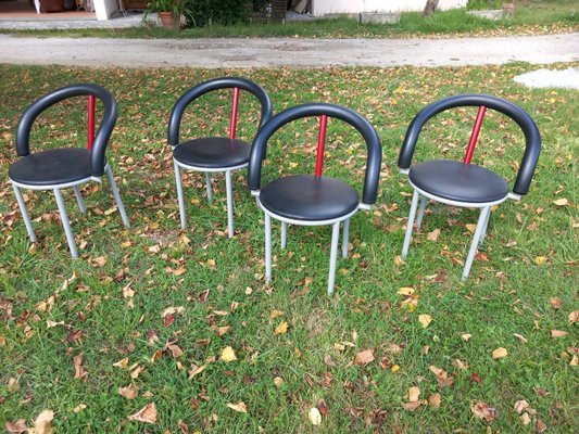 Alpha Chairs by Anna Anselmi for Bieffeplast, 1985, Set of 4-EBW-2023684