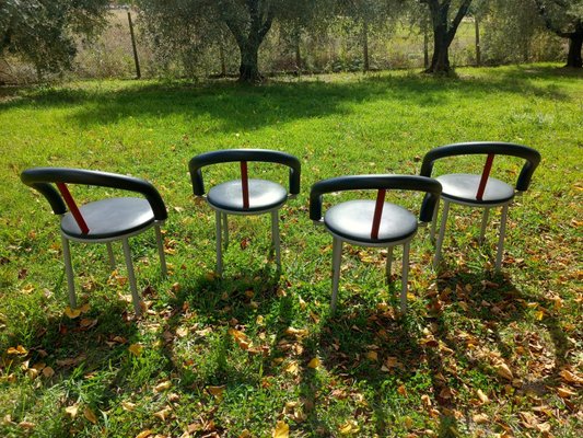 Alpha Chairs by Anna Anselmi for Bieffeplast, 1985, Set of 4-EBW-2023684