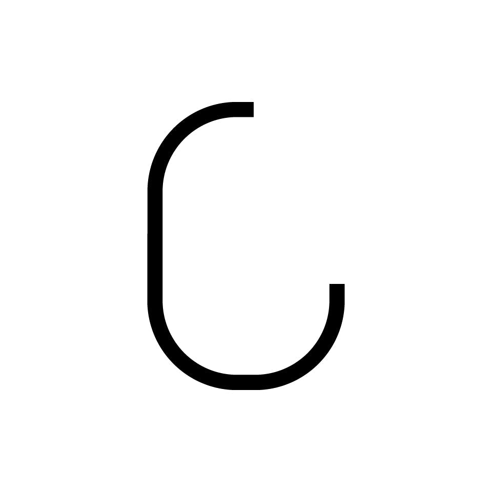 Alphabet of Light - Uppercase - Letter C Wall Lamp by Artemide