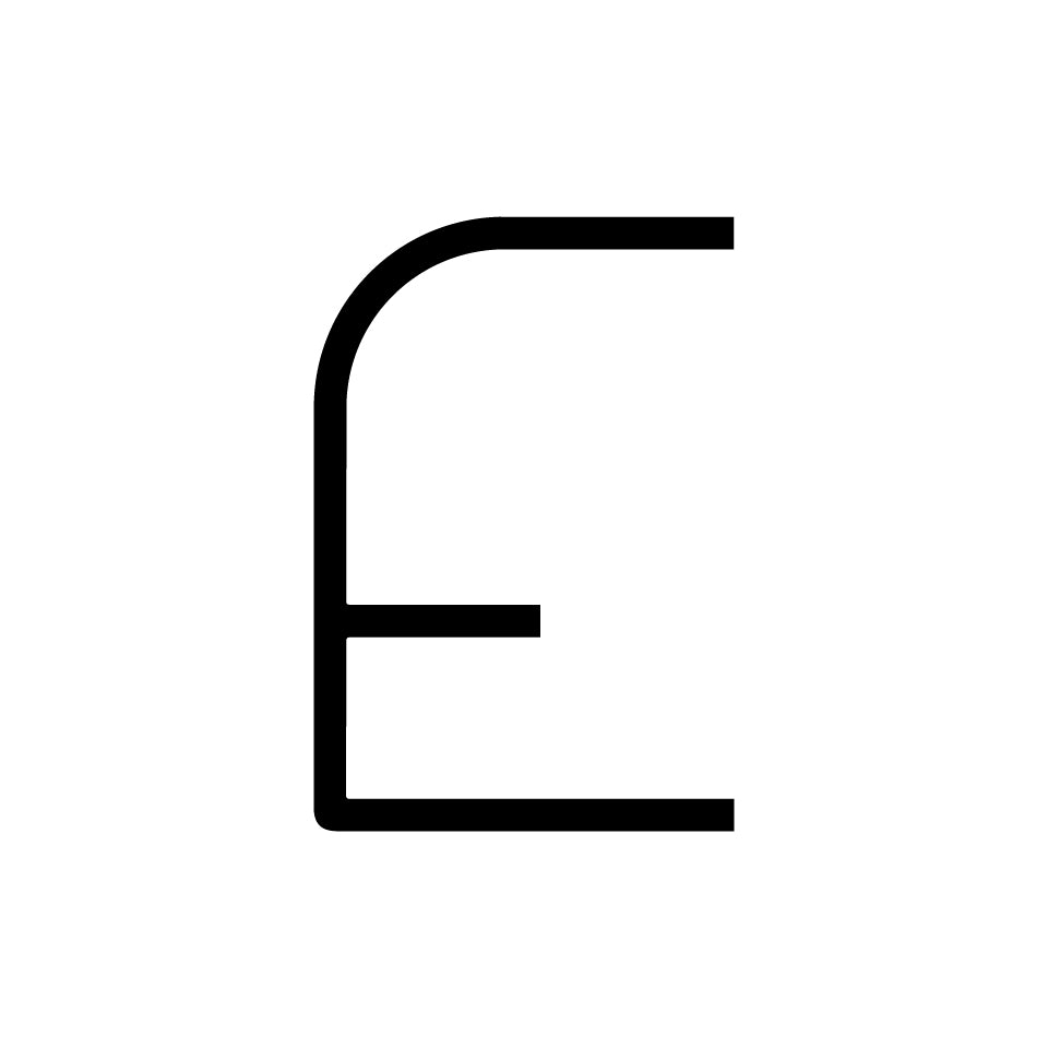 Alphabet of Light - Uppercase - Letter E Wall Lamp by Artemide