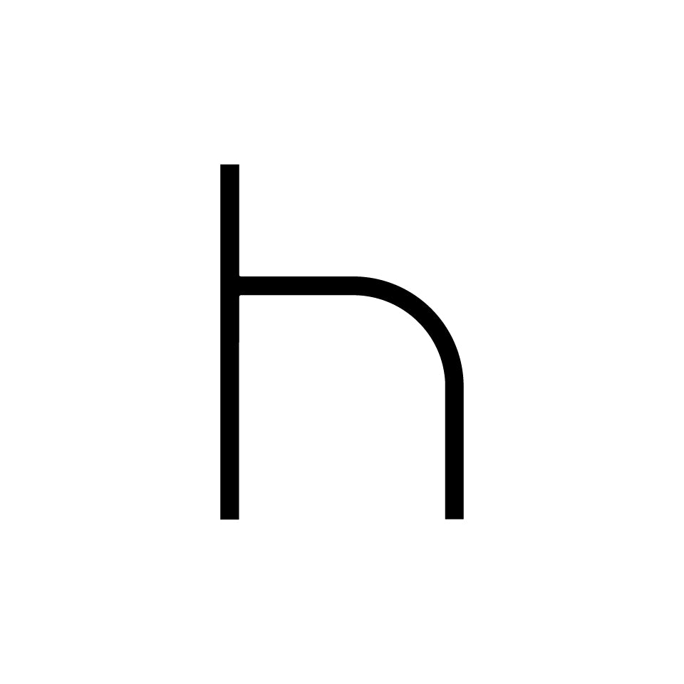 Alphabet of Light - Lowercase - Letter h Wall Lamp by Artemide