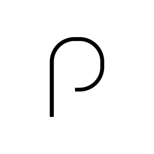 Alphabet of Light - Lowercase - Letter p Wall Lamp by Artemide