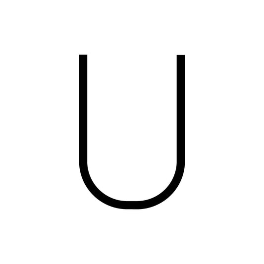 Alphabet of Light Mini - Uppercase - Letter U Wall Lamp by Artemide