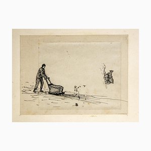 Alphonse Stengelin, Figure, Ink on Paper, Early 20th Century-ZCI-871204