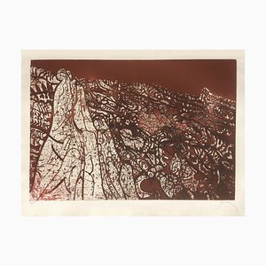 Alpilles Brown Red, Mario Prassinos, Etching-FMZ-1017002