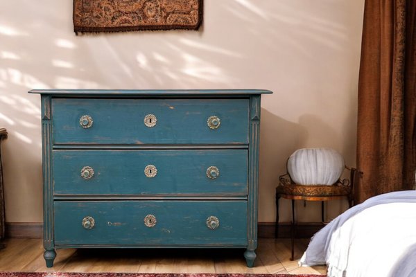 Alpine Painted Chest of Drawers, 1850s-BGS-2020417