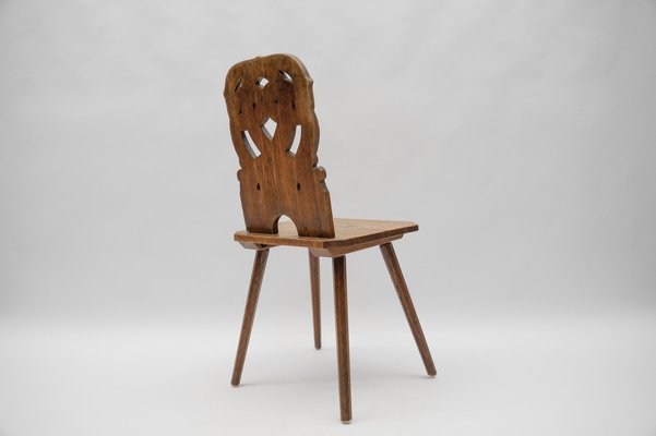 Alsatian Chair with Interlacing Pattern, France, 1930s-KQB-1768239