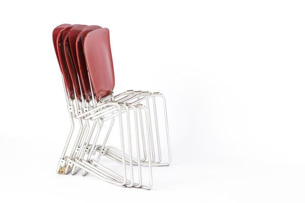 Aluflex Stacking Chairs by Armin Wirth, Germany, 1951, Set of 4-DOM-1726198