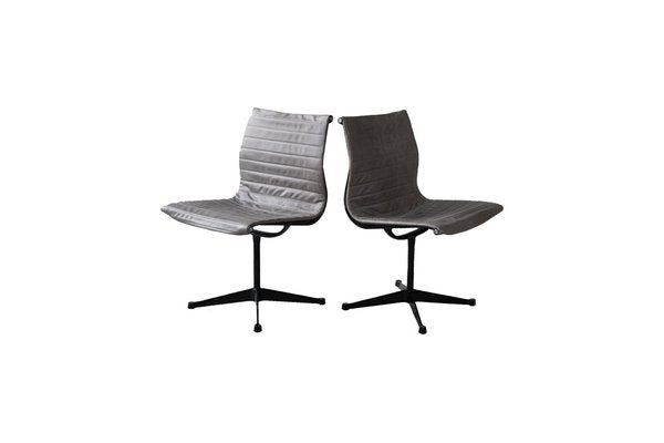 Aluminium Desk Chairs by Charles and Ray Eames, 1960s, Set of 2-LRD-1788330