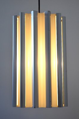 Aluminium Fins Ceiling Lamp, 1960s-OV-614263