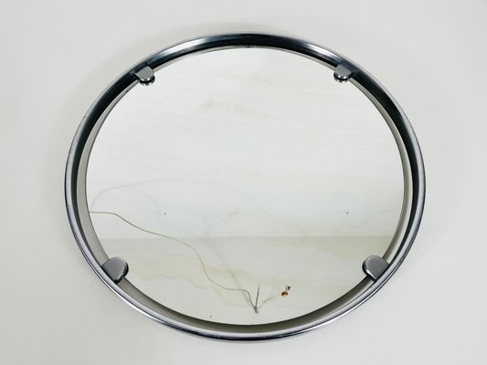 Aluminium Mirror attributed to Hillebrand, Germany, 1960s-PUK-1398676