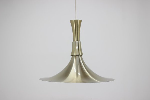 Aluminium Pendant Lamp by Bent Nordsted for Lyskaer Belysning, Denmark, 1960s-TZ-750461