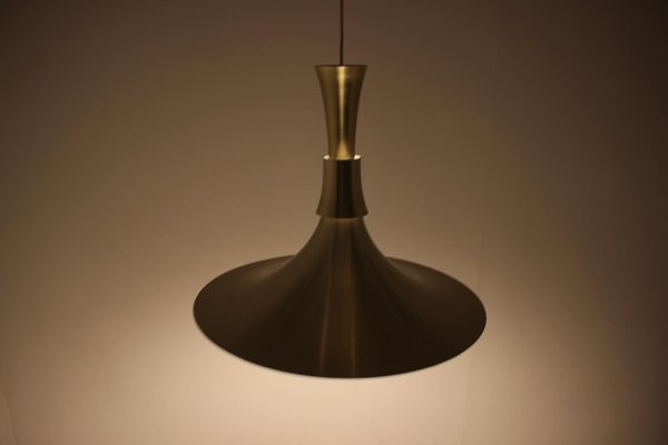 Aluminium Pendant Lamp by Bent Nordsted for Lyskaer Belysning, Denmark, 1960s-TZ-750461